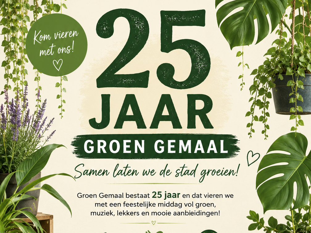 25 jaar bestaan Groen Gemaal!