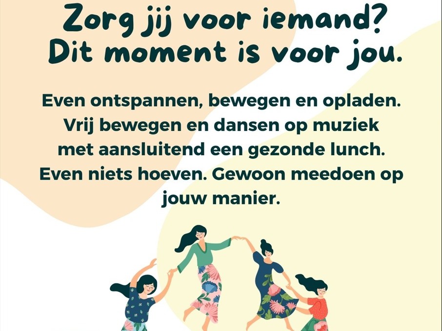 Informal care – Moving freely to music – including lunch